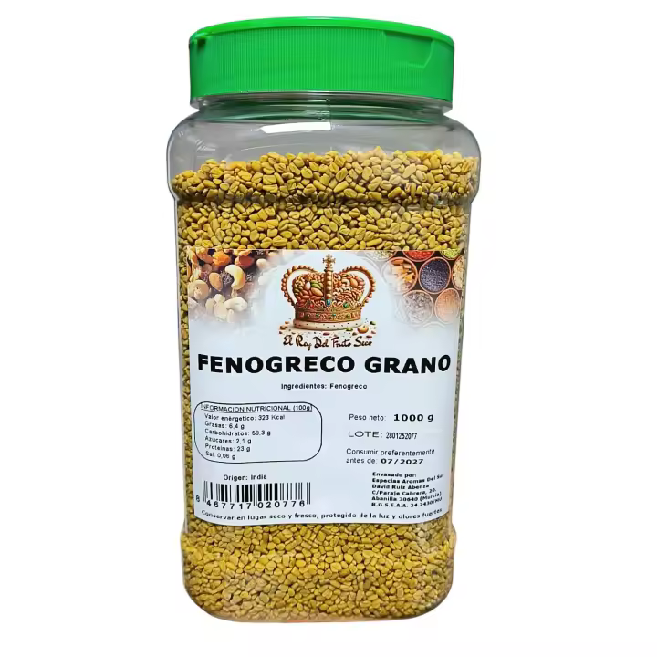 Fenogreco 1 kg - Semillas Naturales con Propiedades Saludables para Cocina y Repostería - 1