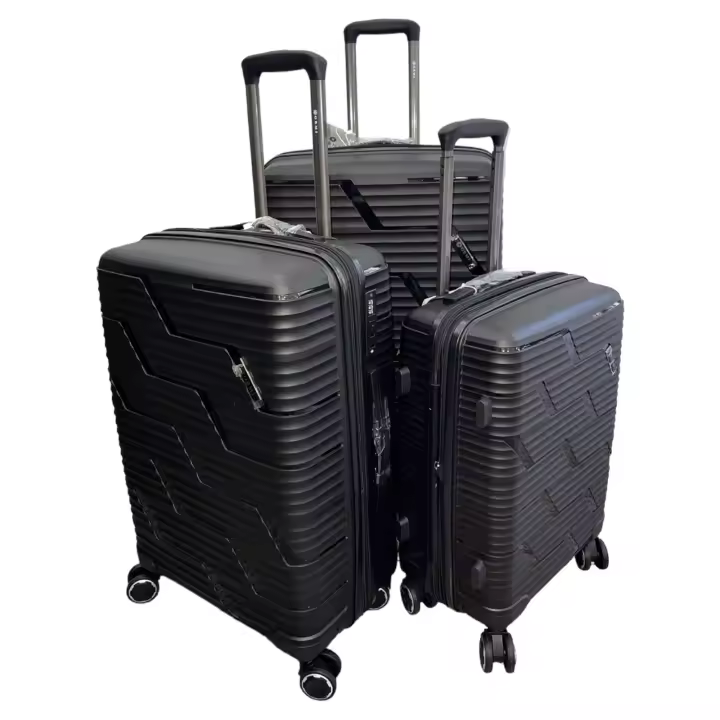 Set de 3 Maletas de Viaje ABS Eco Friendly, 4 Ruedas Dobles, Cierre Combinación, colores a elegir, maleta, Juego de 3 maletas completo para viajar, dos colores de maletes - 1