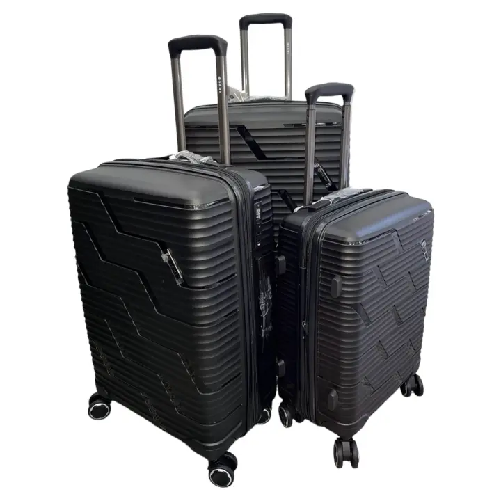 Set de 3 Maletas de Viaje ABS Eco Friendly, 4 Ruedas Dobles, Cierre Combinación, colores a elegir, maleta, Juego de 3 maletas completo para viajar, dos colores de maletes - 1