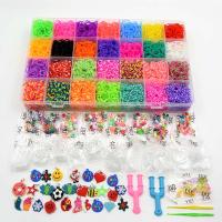 Juego De Hilo De Goma Para Tejer Pulseras DIY Manualidades Para Niñas Set De Loom De Silicona Regalo Creativo Para Niños Y Niñas - details 4
