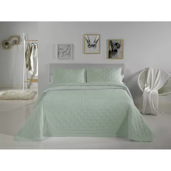 Colcha Pierre Cardin DOTS Azul Cama de 180 (3 Piezas) - 1