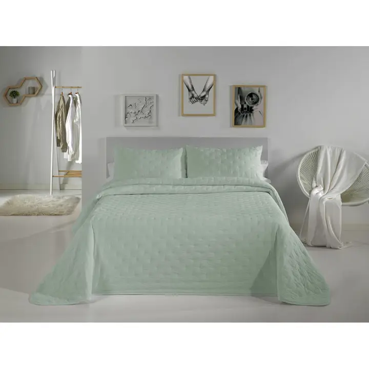 Colcha Pierre Cardin DOTS Azul Cama de 180 (3 Piezas) - 1