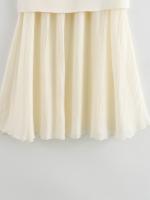 Conjunto De Vestido Para Mujer Estilo Británico Con Botones Metálicos Y Volante Hasta El Tobillo Traje De Invierno Elegante Y Temperamental - details 23