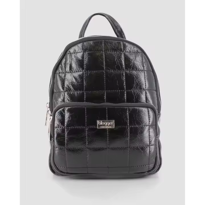 Blogger RITA Mochila de mujer negra en polipiel 78600 - 1