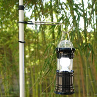 Soporte De Palas De Acero Inoxidable Para Luz Y Pala De Tenda Accesorio Portátil Para Pesca Y Caza Colgador De Linterna Para Camping Suministros Al Aire Libre - details 0