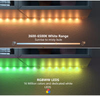 Tira De LED WS2812B RGBIC Inteligente Con 30/60 Pixels Por Metro DC5V USB IP30/IP65/IP67 Luz Mágica Para Decoración De Habitaciones - details 6