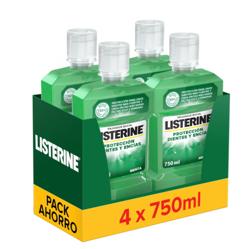 Listerine teeth and gum protection pack 4 x 750 ml