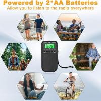 Radio PortáTil Am FM SW, Radio de Transistores con Linterna LED, Radio de Bolsillo de Emergencia para Acampar al Aire Libre - details 3