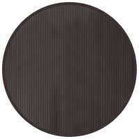 vidaXL Alfombra redonda bambú 100 cm Color Negro,  Natural,  Marrón y mas Alfombras de área  Alfombra de Piso para Sala de Estar Dormitorio Habitación Salón - details 1