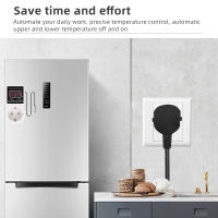 Controlador De Temperatura Digital AL11G-T1 Enchufe Con Termostato Regulador De Calor AC 110-220V Con Sensor NTC Enchufe De Enlace EU Para El Hogar - details 5