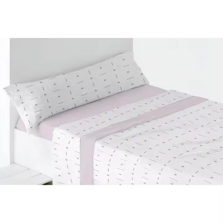 Juego de Sabanas Pirineo Borneo. Tejido Térmico. Juego de Sábanas Térmicas. Ropa de Cama de 3 Piezas 100% Poliéster. Juego de Sábanas Low Cost para Cama de 90, 105, 135 y 150 cm. Ropa de Cama Invierno Color a Escoger - 1