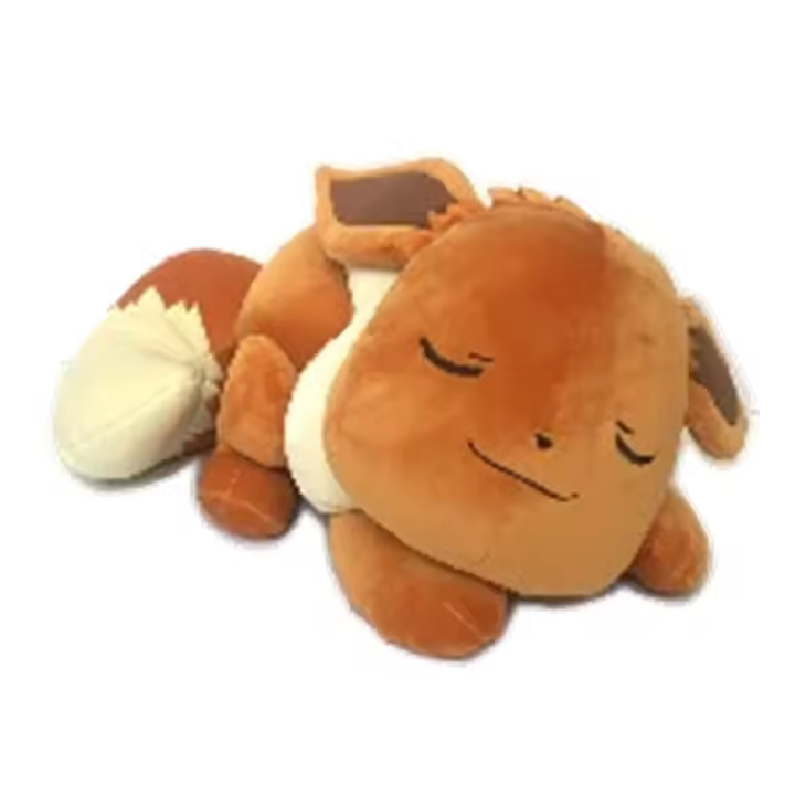 Jazwares Peluche Pokemon Eevee Dormilon 46 Cm - Acabado Viscolástico - 1