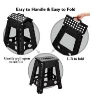 Taburete Plegable Plástico - Resistente y Portátil - Karawan. - details 3