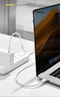 Cable Type-C a C 60W USB PD Cargador Rápido Para Macbook iPad Samsung Xiaomi Huawei Honor Cable De Carga Tipo C Material De Silicona Resistente - details 1