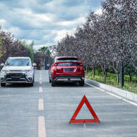 Triángulo Reflector Reflectante Para Coche Emergencia Despliegue Plegable Advertencia Seguridad Peligro Rojo Triángulo De Seguridad - details 8