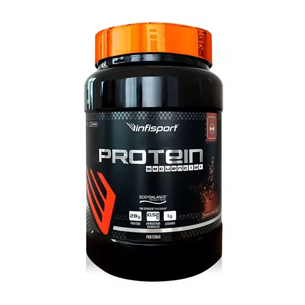 Infisport - Protein Secuencial 1 kg - Varias fuentes de proteína -  Sabor: Chocolate - 1