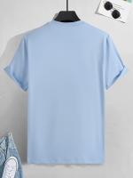 Camiseta De Verano Para Hombre Talla Grande Algodón 100% Estampado De Libre Diversión Cuello Redondo Manga Corta Casual - details 12
