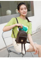 Nueva Mochila Para Mujer Moda Casual Con Estampado Cierre De Puntera Pequeña Mochila De Libros Material PU Con Lining De Poliéster - details 11