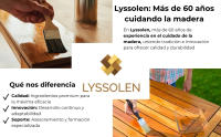 LYSSOLEN - Aceite de Teka para Madera Exterior con Filtro UV - Protección Superior para Muebles de Exterior - Realza el Brillo y la Durabilidad de la Madera - Nutre y Cuida la Madera - details 4