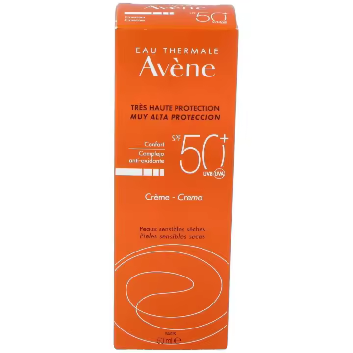 Avène Crema Solar Muy Alta Protección Spf50+ Piel Seca 50Ml - 1