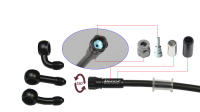Tubo De Freno De Caña De Acero Teflon PVC Transparente Negro AN3 Para Motocicleta Reforzado Para Carreras Master Cylinder Clutch Hydraulico - details 7