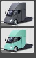 Camión De Juguete De Tesla Semi a Escala 1:24 Con Luz Y Sonido Modelo De Aleación De Metal Regalo Para Niños Coleccionable - details 10