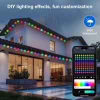 Luz De Cadena Inteligente RGB LED Exterior 5M 10M Para Jardín Decoración De Fiesta Y Vacaciones Control APP DIY Luces Twinkle - details 4