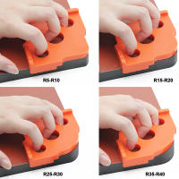 Plantillas De Radio Para Router De Madera Juego De Herramientas Para Trabajar La Madera ABS De Alta Dureza Herramienta Combinada Para Milímetros - details 2