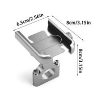 Soporte De Teléfono Para Motocicleta Y Bicicleta Compatible Con Xiaomi iPhone Soporte De GPS Para Manillar Montaje Duradero Antivibración Ajustable Para Navegación Móvil - details 0
