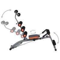 vidaXL Entrenador de abdominales en forma de L con cuerdas elásticas - details 3