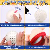 Juguetes de peluche para perros, juguetes para niños, juguetes de peluche activos para mascotas móviles, pelotas de juguete interactivas para perros, juguetes activos para perros con pelotas. - details 1