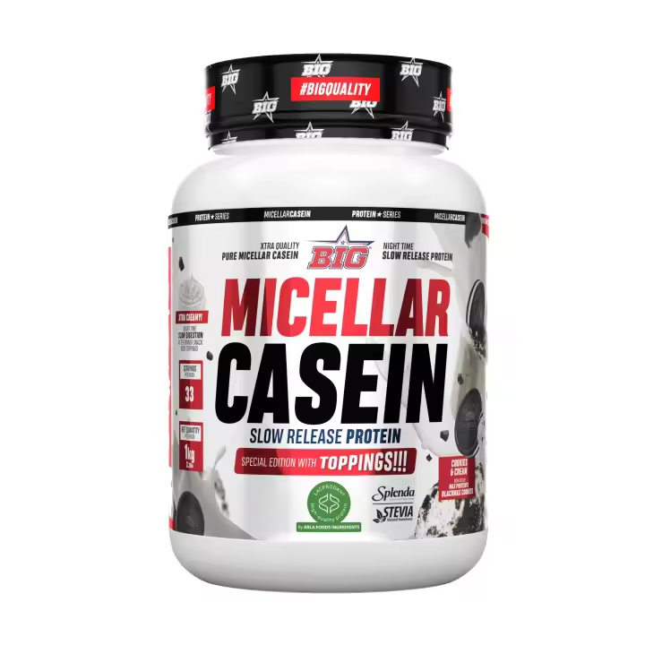 MICELLAR CASEIN (1KG) COOKIES & CREAM - Big  Alta calidad  Delicioso sabor  Baja en grasas - 1