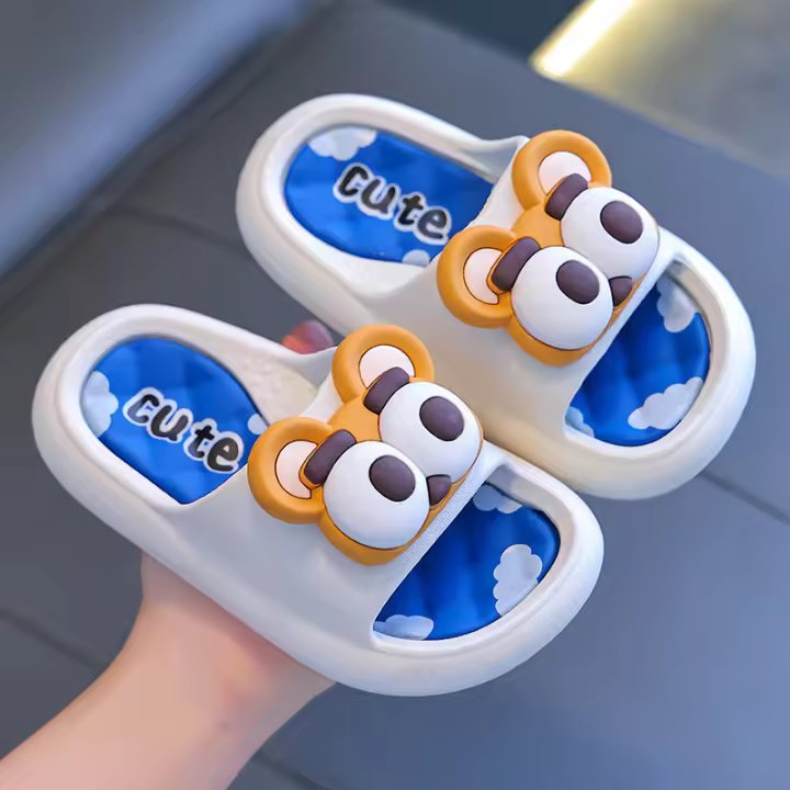Sandalias De Verano Para Niños Y Niñas Con Suela Antideslizante Y Material Suave Para Uso Interior Y Baño Sandalias Familiar - 1