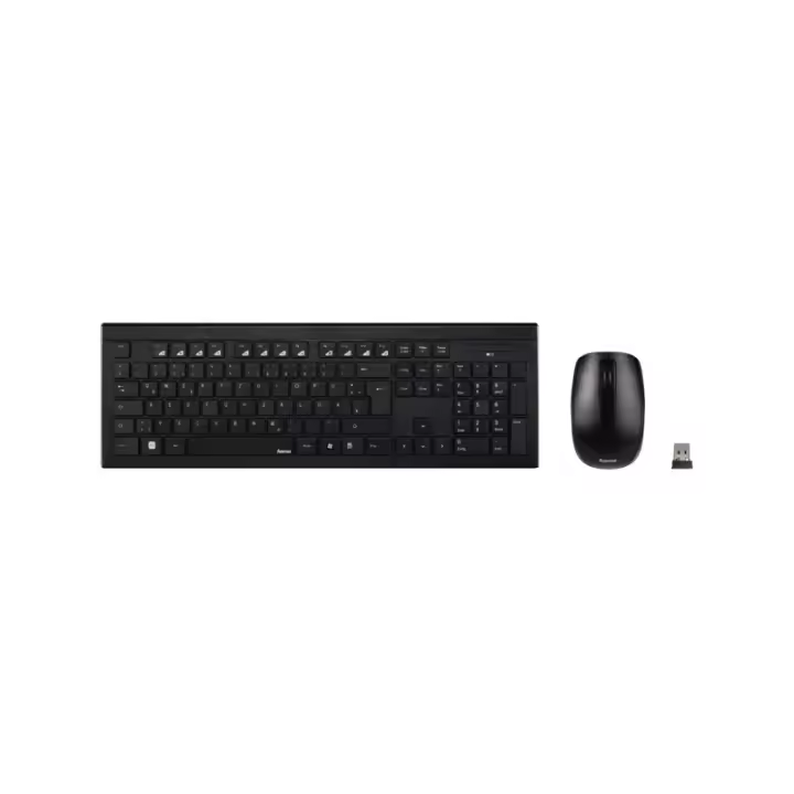 Hama - 69182664 teclado Ratón incluido Hogar RF inalámbrico QWERTY Español Negro 69182664 - 1