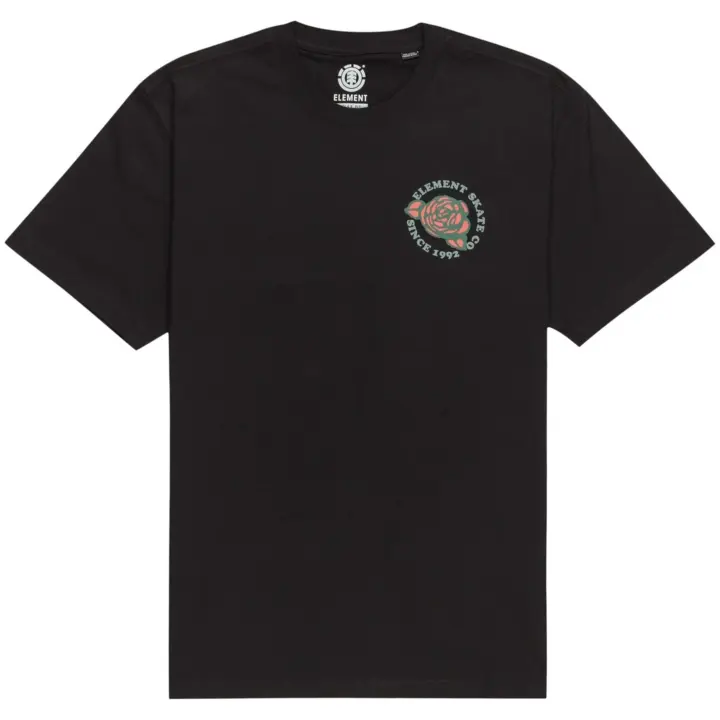 Camiseta de Manga Corta Element Rosary para hombre en color negro - 1