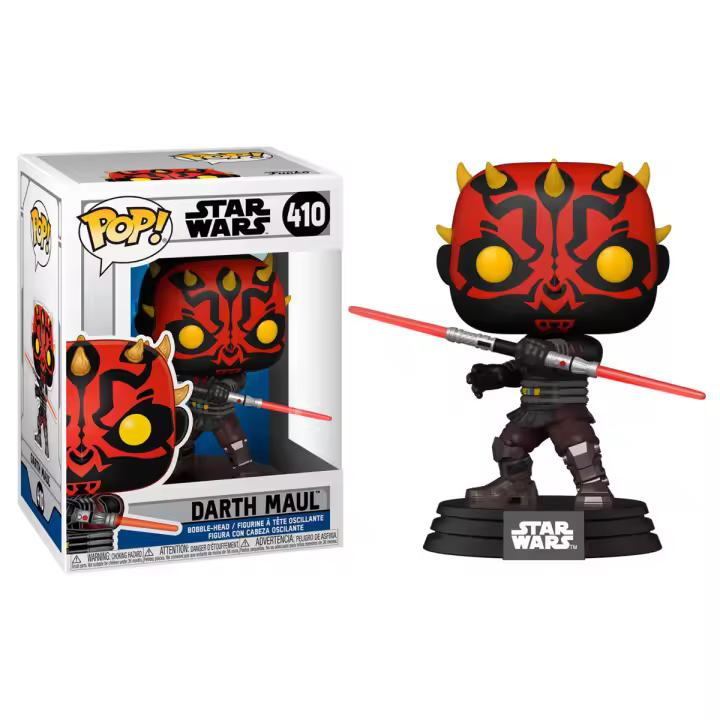 Figura Funko Pop Star Wars Clone Wars Darth Maul-Figura de Vinilo Coleccionable - Idea de Regalo- Mercancia Oficial - Juguetes para Niños y Adultos - Movies Fans - Muñeco para Coleccionistas y Exposición - 1