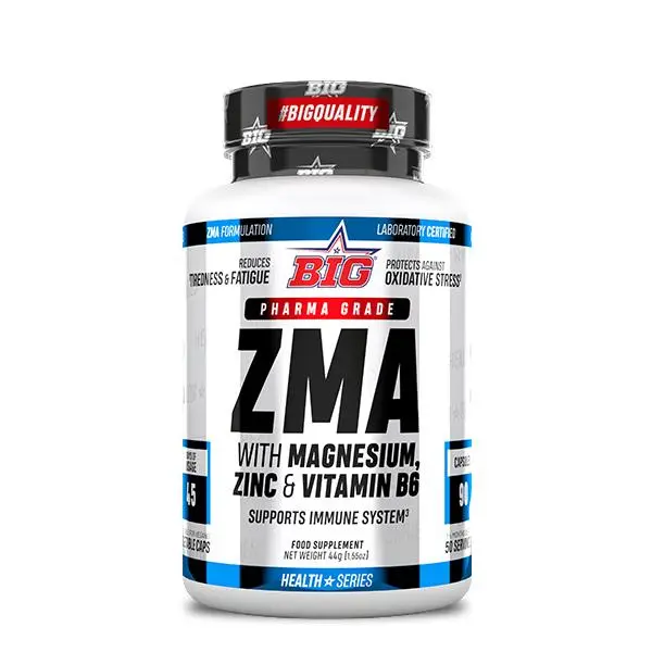 ZMA 90CAPS - Big Nutrition  Mejora el descanso  Mejora el sistema nervioso - 1