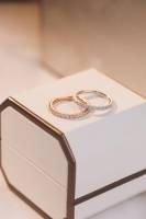 Anillo De Eternidad TY 2mm D Color Moissanite En Plata De Ley 925 Y Oro Blanco Sólido Anillo De Boda Y Compromiso Para Mujer - details 4