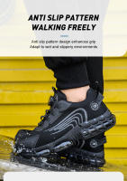 Zapatos De Seguridad Para Hombre Antipinchazos Indestructibles Con Punta De Acero Antideslizantes Y Antichoque Suela De Goma - details 11