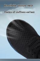 Zapatillas De Correr Para Niños Transpirables Zapatillas Deportivas Para Niñas Ligeras Con Ojos De Malla Negros Para Todas Las Estaciones - details 7