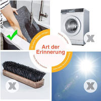 Juego De 6 Tapetes De Comedor De Lana Resistente Al Calor Fácil De Limpiar Antideslizante Lavable Tapete De Taza Para Mesa - details 4