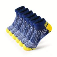 6 Pares De Calcetines Deportivos Para Hombre De Calidad Superior Calcetines De Tobillo Para Correr Y Ciclismo Diseño De Ceniza Y Comodidad Adecuados Para Regalo - details 5