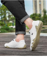 Zapatos De Verano Para Hombre Tamaños Grandes Casual Comodidad Baja Suela Suave Transpirable Deporte Cuero Sintético Bota Plana - details 22