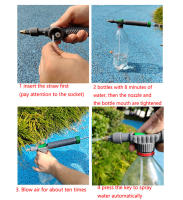 Botella De Refrescos Para Riego Del Jardín Con Rojellador Cabeza De Pulverización Universal Reciprocante Pull-out Desinfección Para Vegetales - details 1