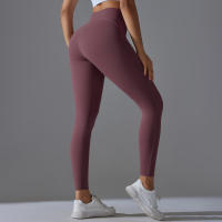 Leggings De Yoga Talla Alta Control De Atrás Leggings Deportivos Para Correr Ciclismo Gimnasio Prueba De Agachamiento Slimming Booty - details 17