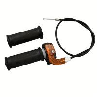 Manillar De Acelerador Giratorio Para Mini Motocicleta 47 49cc ATV Quad Pocket Con Cable 22mm Accesorio De Motocicleta - details 0