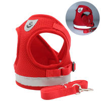 Juego De Arnes De Malla Para Perros Pequeños Y Gatos Accesorios De Entrenamiento Transpirables Para Bulldog Pug Cachorro Correa Respirable De Vínculo - details 12