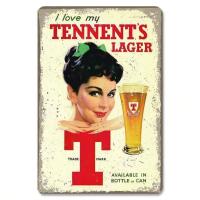 Cartel De Cerveza Alemana En Metal Vintage Decoración Para Pared De Bares Clubes Casas Y Caves Del Hombre Arte En Acero Clásico Estilo Placa De Tinplate - details 3
