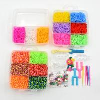 Set De Cajas De Corazones Para Hacer Pulseras Con Banda De Goma Elástica DIY Juguetes Artísticos Para Niños Cinta De Silicona Artesanía Infantil - details 5