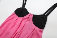 Vestido Maxi De Encaje Sin Espalda Para Mujer Verano 2024 Elegante De Hombros Descubiertos Con Tirantes Spaghetti Vestido Largo Suave Para Vacaciones Playa - details 9
